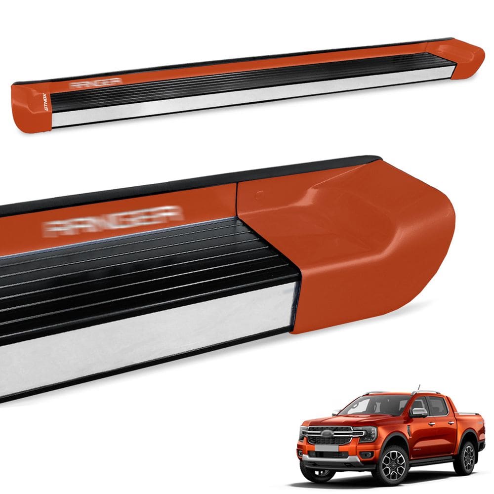 Estribo Lateral Ranger CD 2013 a 2026 Laranja Jalapão Person
