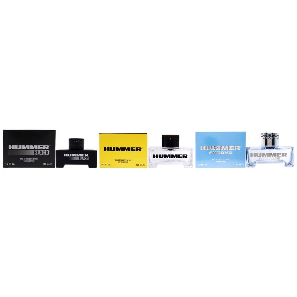 Conjunto de perfume Hummer para homens, 3 peças