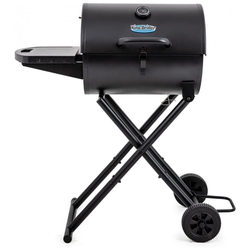Churrasqueira a Carvão Portátil com Rodas e Tampa, Char Griller E1816, Preta
