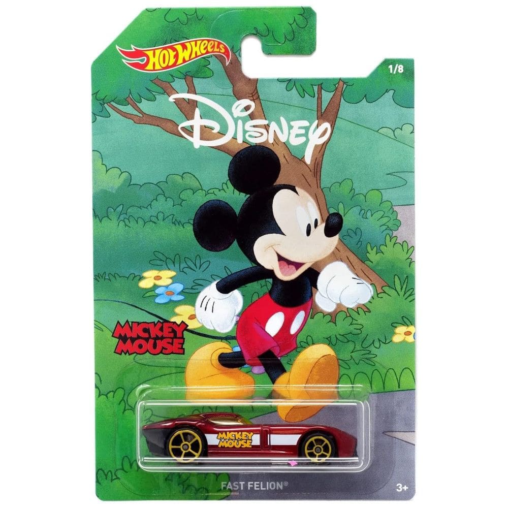 Carro Edição Disney Mickey Mouse e Hot Wheels