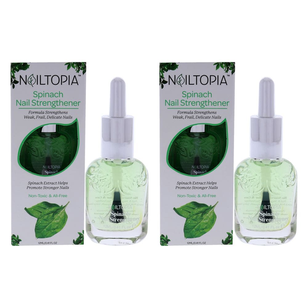 Fortalecedor de unhas Nailtopia Spinach, pacote com 2