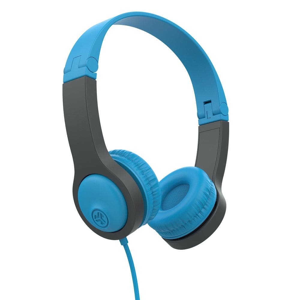 Fones de ouvido JLab JBuddies Folding Kids Wired Gen 2 azul/cinza