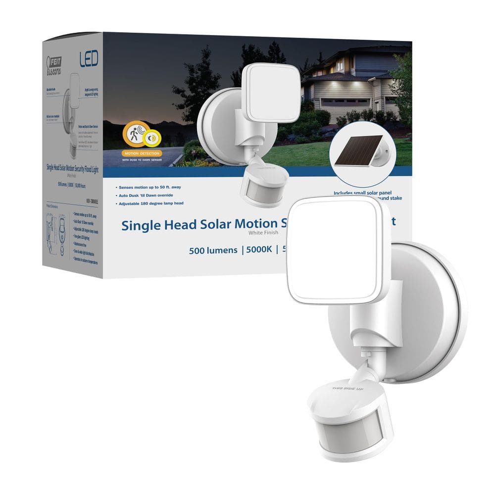 Holofote solar de segurança externa Feit Electric 500 Lumens