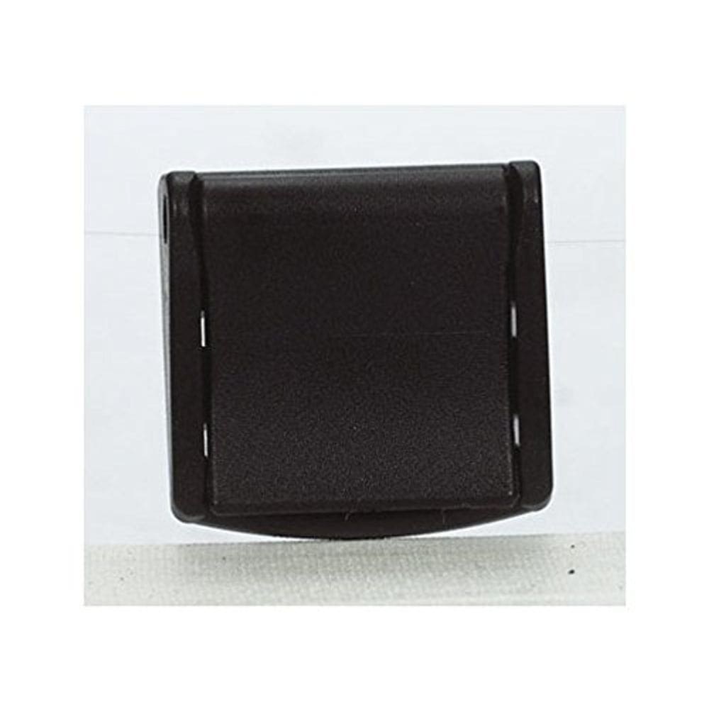 Fivela Bulk Plastic Cam Fivela de 2,5 cm, alça preta