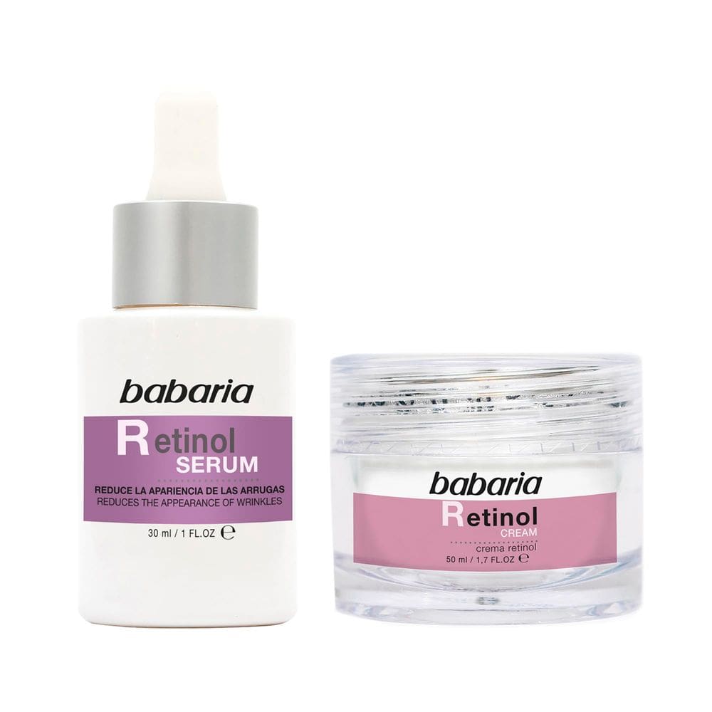 Creme hidratante Babaria Retinol, rejuvenescedor facial, 2 unidades