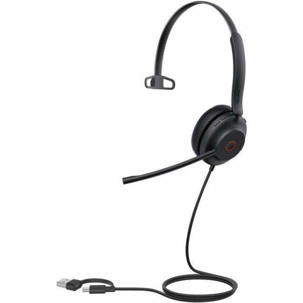 Fone de ouvido com fio Yealink UH35 Mono USB com microfone com cancelamento de ruído