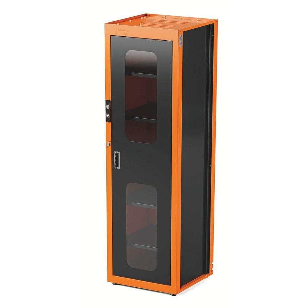 Armário Smart System Com Visor Para Ferramentas Com 1 Porta E 5 Prateleiras Tramontina Pro Laranja Tramontina