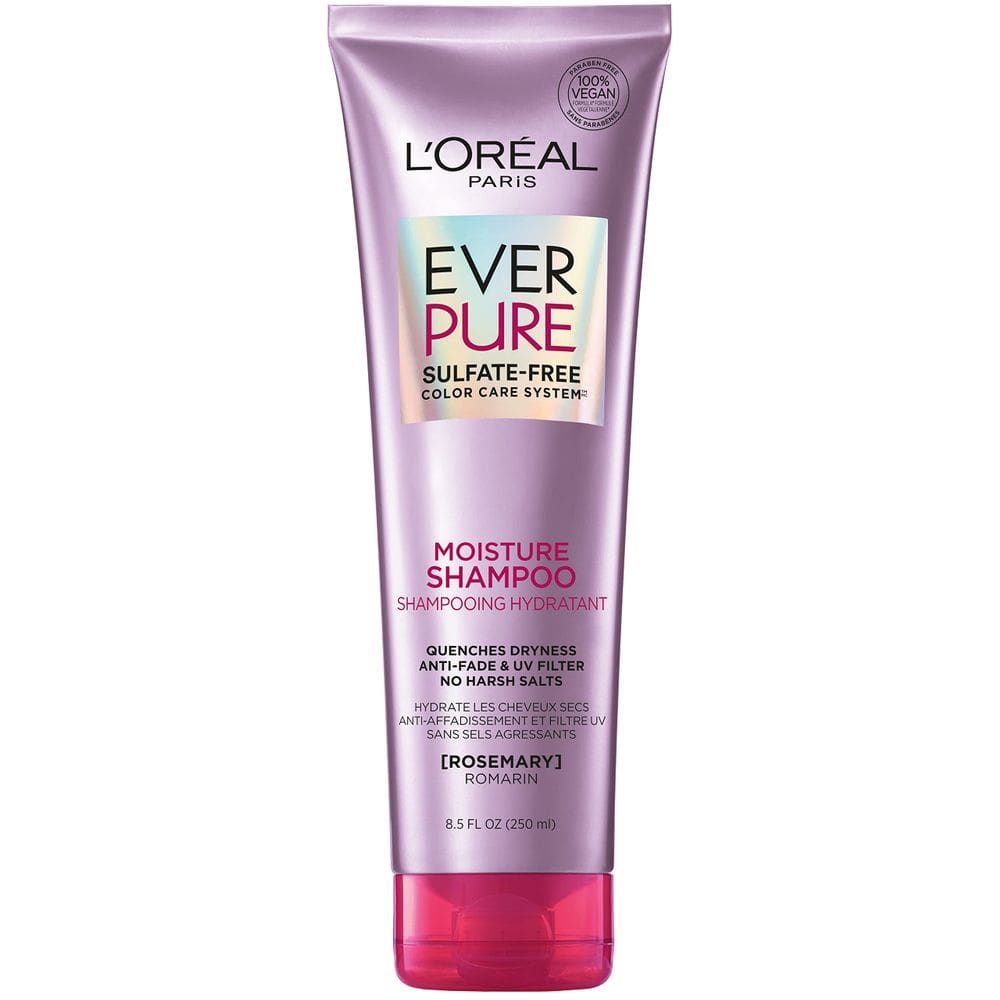 Shampoo L`Oreal Paris EverPure Moisture sem sulfato de umidade 250mL