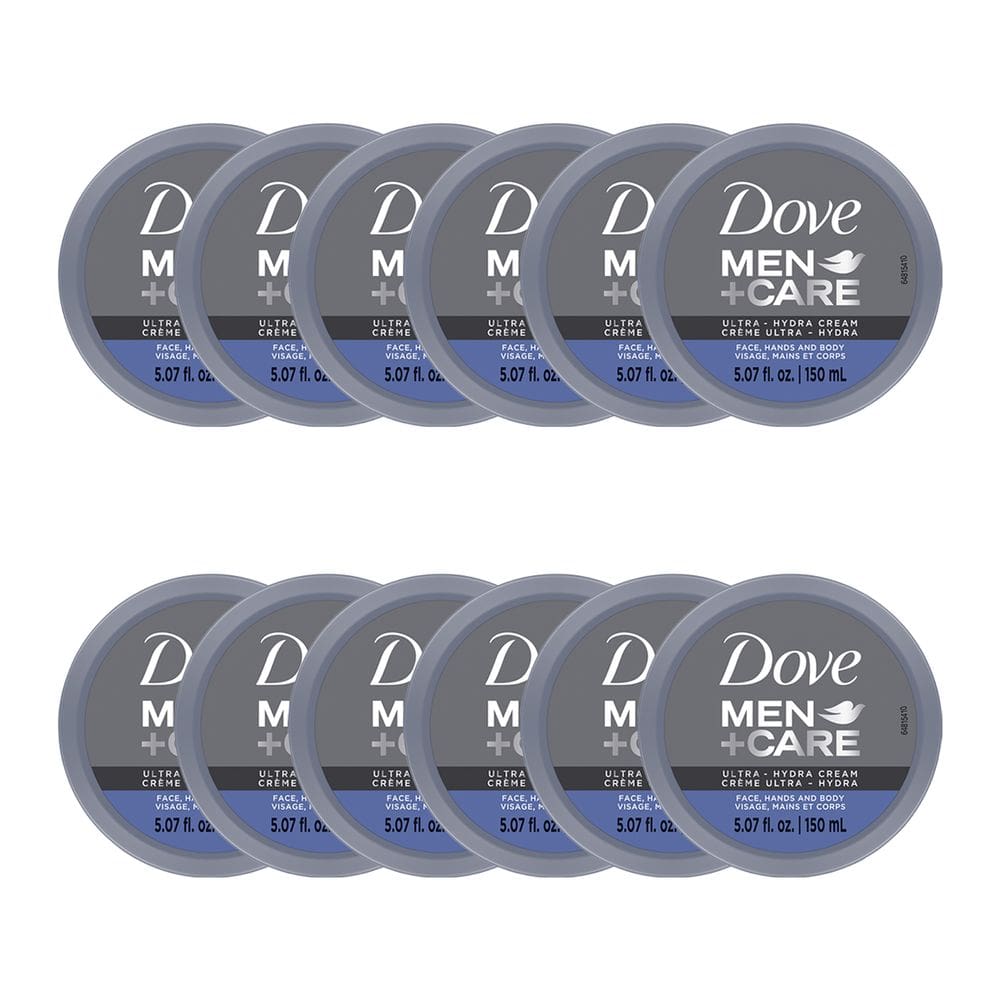 Creme hidratante Dove Men + Care Ultra Hydra, pacote com 12