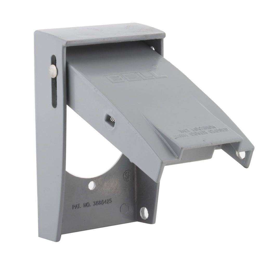 Caixa elétrica Bell 5030-0 Capa à prova de intempéries cinza 5x11x7 cm