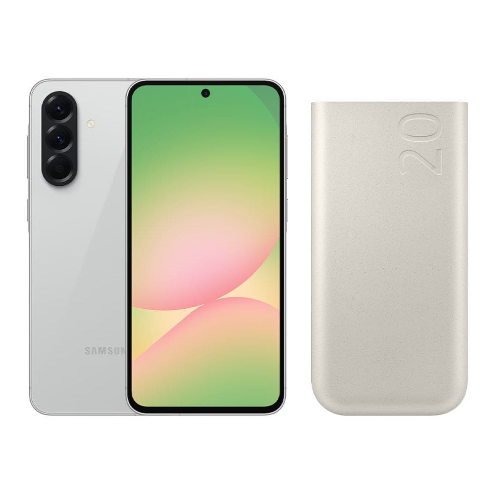 A56 5G (128GB) - Cinza + Bateria Portátil 20000 mAh