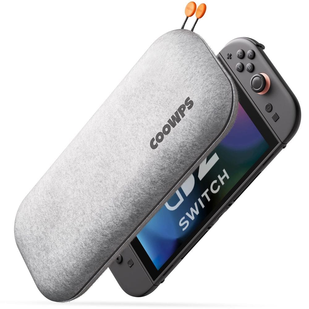 Capa COOWPS Switch 2 para Nintendo Switch 2 (2025) branca