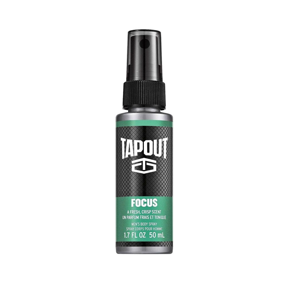 Spray corporal TAPOUT Focus para homens, 45 ml, pacote com 1