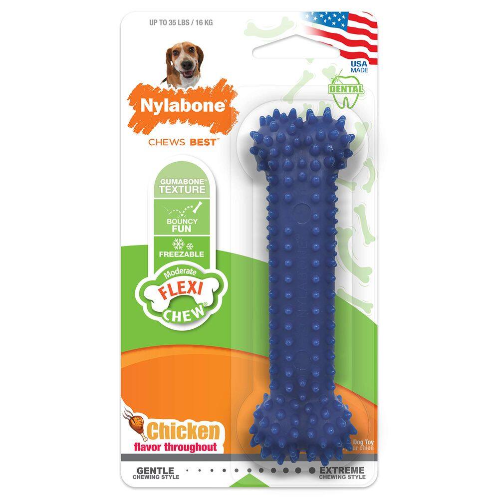 Chew Toy Nylabone Flexi Chew com textura moderada para cães
