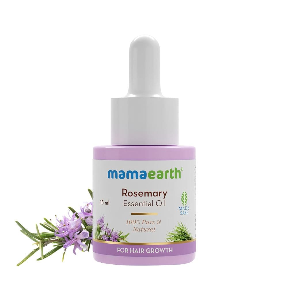 Aceite Esencial de Romero Mamaearth 15mL para el Crecimiento del Cabello