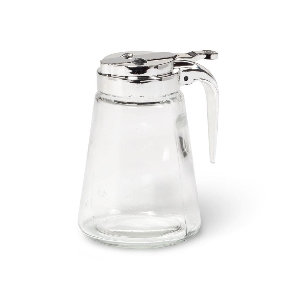 Dispensador de vidro Syrup Pourer Gemco 355 ml com tampa de aço inoxidável