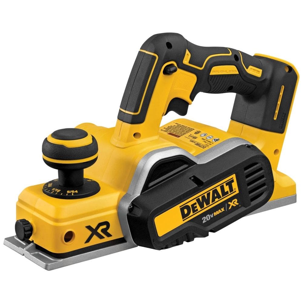 Plaina sem Escova 30000, min, 20V, DEWALT DCP580B, Amarelo
