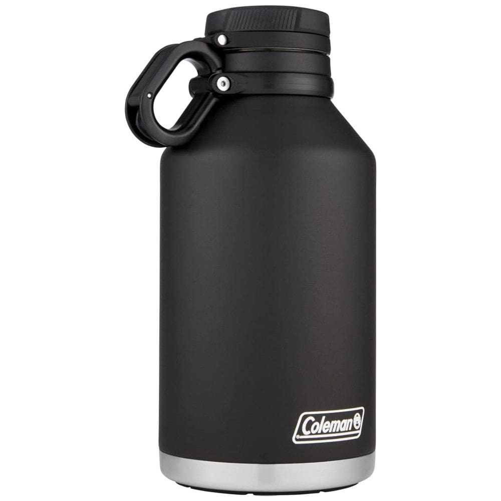 Cooler Portátil para Garrafas de cerveja com Isolamento Duplo, Aço Inox, COLEMAN, Preto