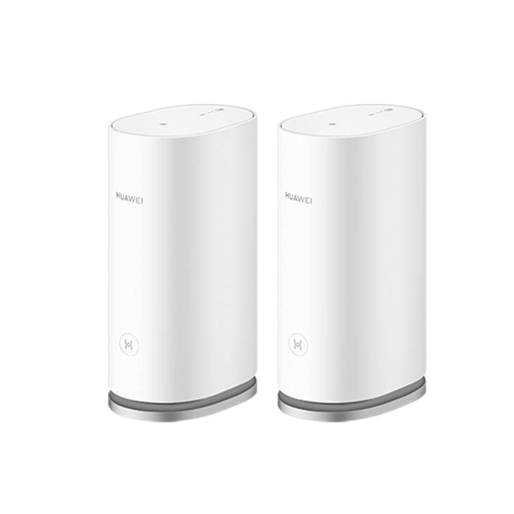 Roteador HUAWEI WiFi Mesh 3, Wi-Fi 6 com Até 3000Mbps, HarmonyOS Mesh+, Conexão Um Toque, Branco, 2 Unidades