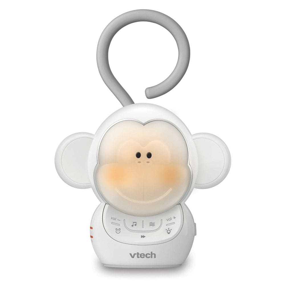 Máquina de Som Ruído para Bebês Recém Nascidos com Luzes, Macaco, VTECH BC8211, Branco