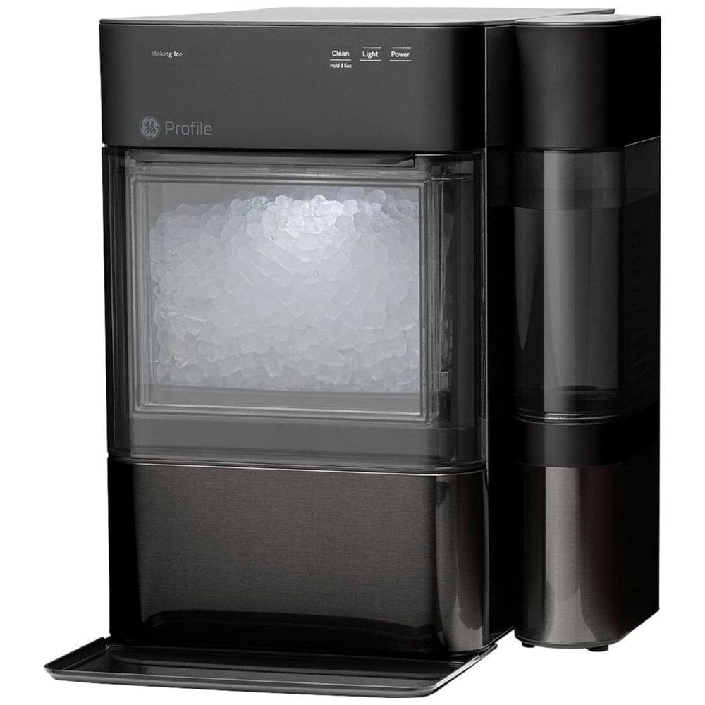 Máquina de gelo 17,2 kg por Dia com Tanque Lateral e Conectividade por WiFi, 110V, GE PROFILE, Preta