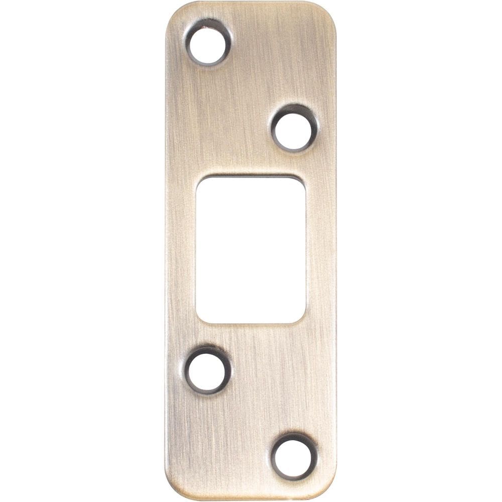 Deadbolt Strike Plate Stone Harbor Hardware, latão antigo