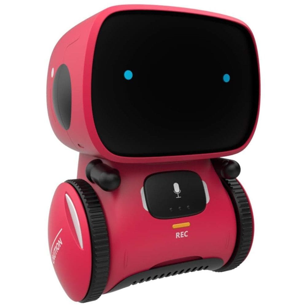 GILOBABY Robô Interativo com Sensor de Toque, Controle de Voz, Reconhecimento de Fala, Canta e Dança, 4 a 7 Anos, 98K Robot, Rosa