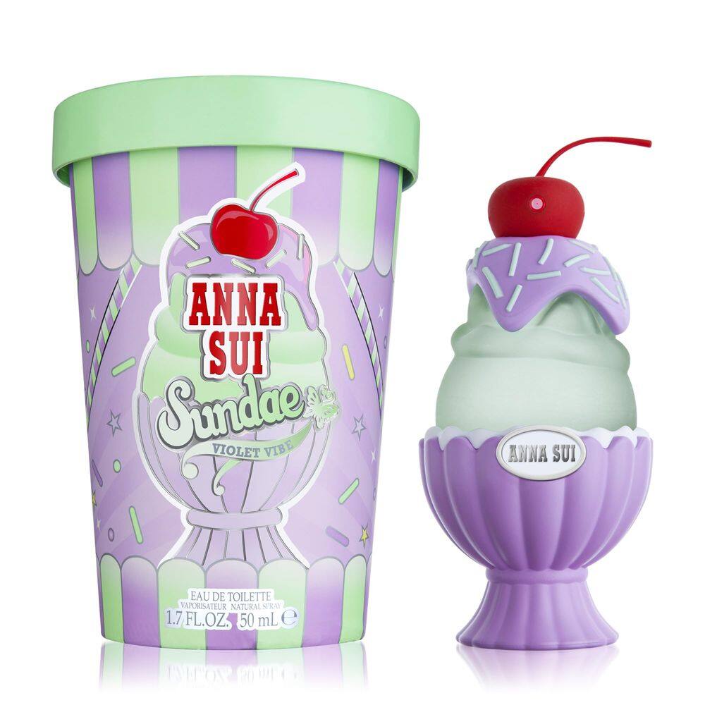 Perfume Anna Sui Sundae Violet Vibe Eau de Toilette 50ml para mulheres