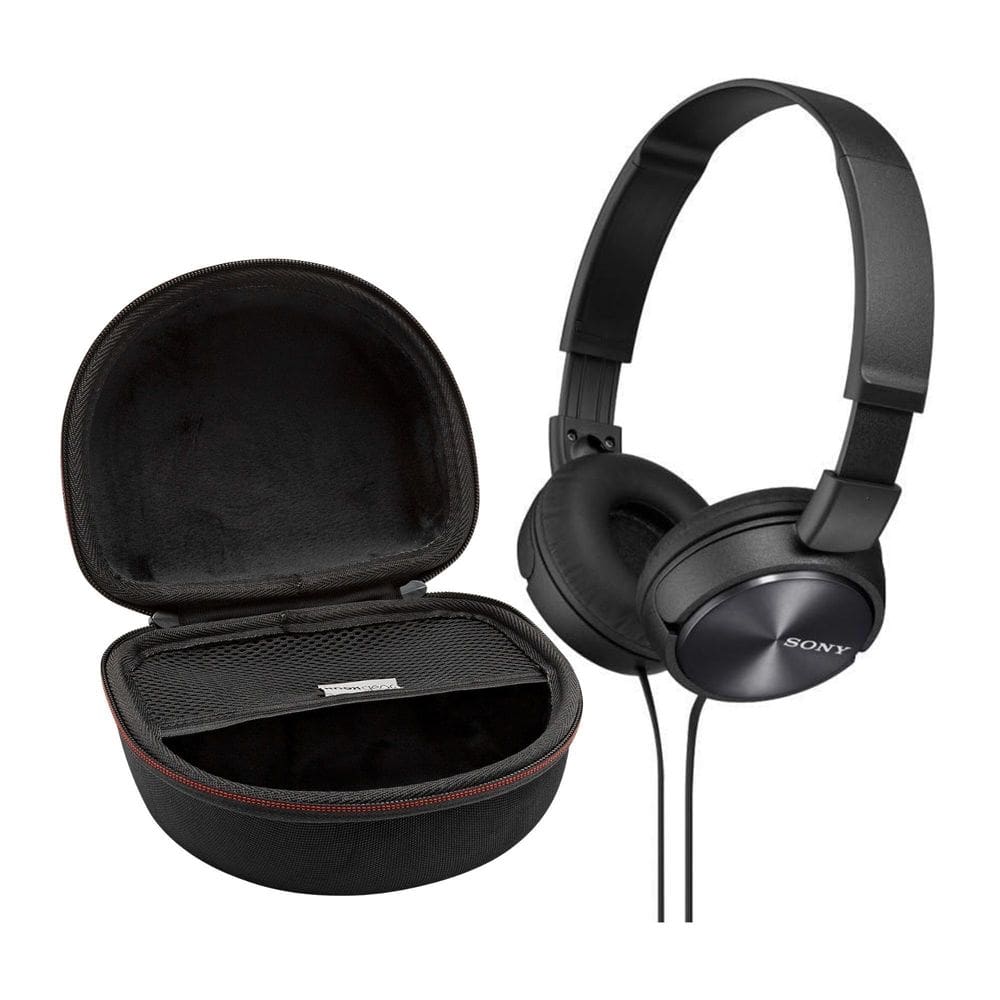 Fone de ouvido Sony MDR-ZX310AP ZX Series estéreo (preto) + estojo