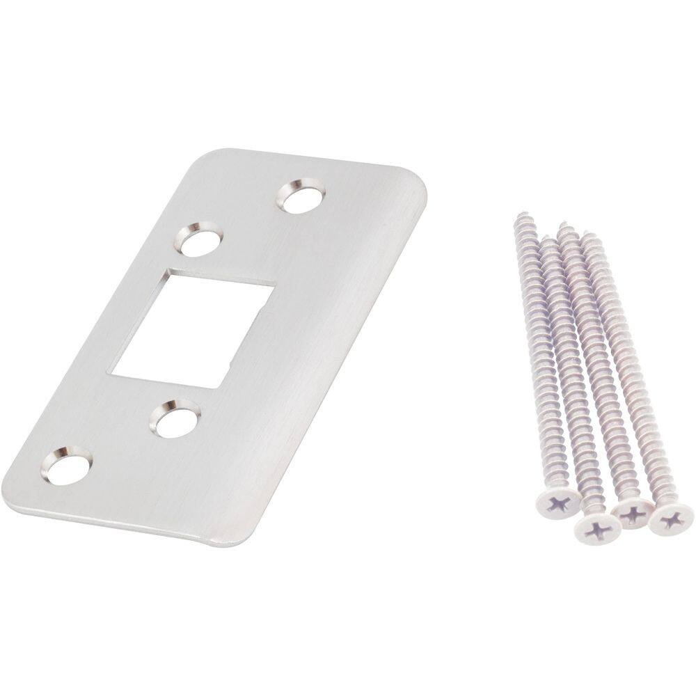 Strike Plate Stone Harbor Hardware, 5 x 9 cm, níquel acetinado