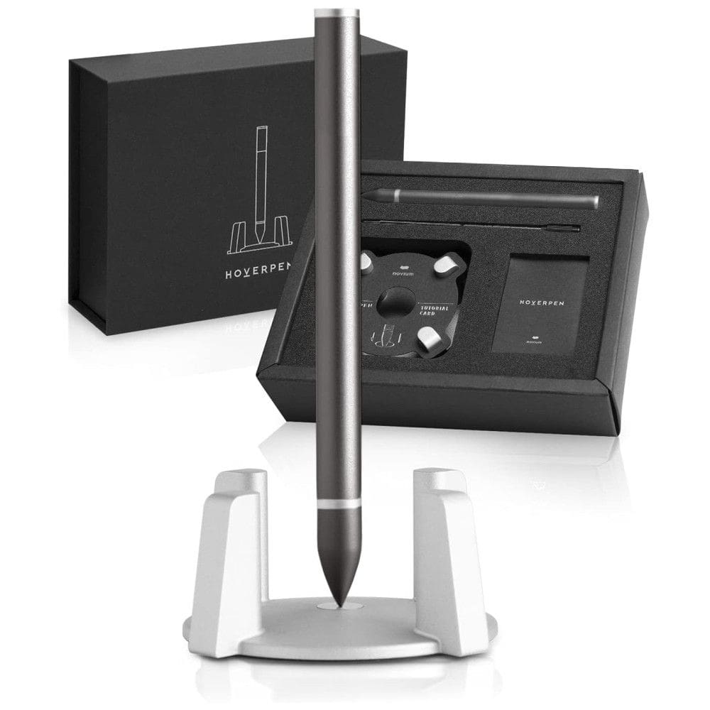 Caneta Esferográfica Executiva Vertical com Tinta e Recarga de Alta Qualidade, NOVIUM SHBPAL001, Cinza