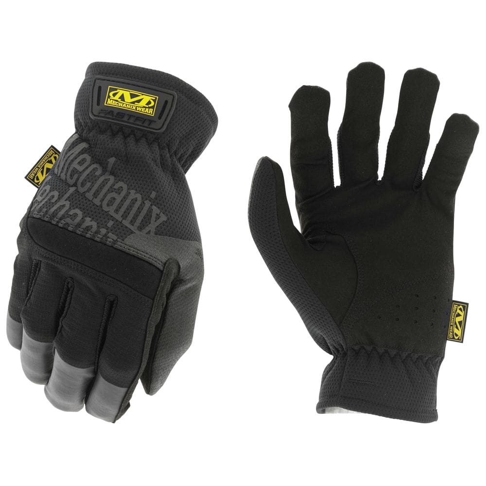 Luvas de trabalho Mechanix Wear FastFit antiderrapantes GG pretas