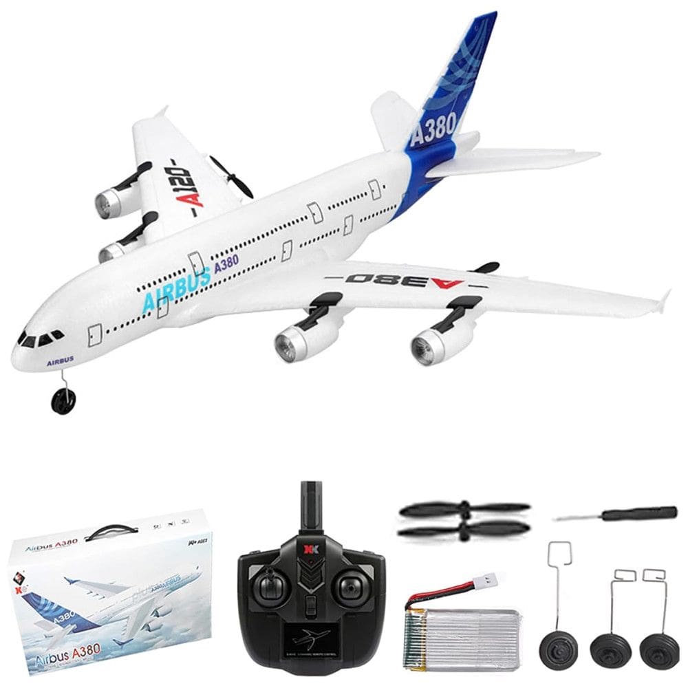 Airbus A380 Avião de Controle Remoto 2.4G Design 3CH, Idade Recomendada 14, GOOLRC YDB6507477936571TP, Branco