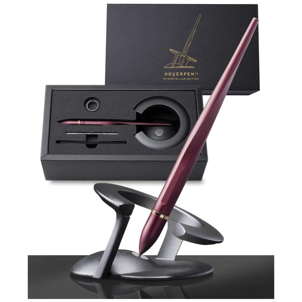 Novium Caneta Esferográfica Executiva Vertical com Tinta e Recarga de Alta Qualidade, Vermelha