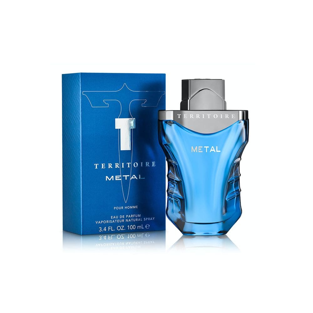 Frasco de metal de perfume Territoire Eau De Parfum para homens