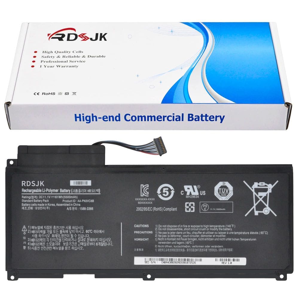 Bateria de laptop RDSJ AA-PN3VC6B AA-PN3NC6F 11,1 V 61 Wh para Samsung