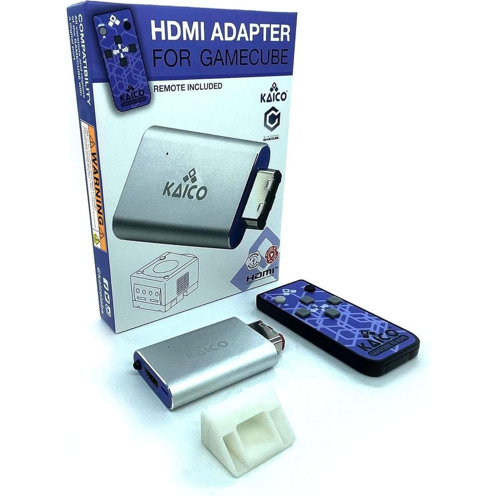 Adaptador HDMI GameCube Kaico para Nintendo GameCube com controle remoto