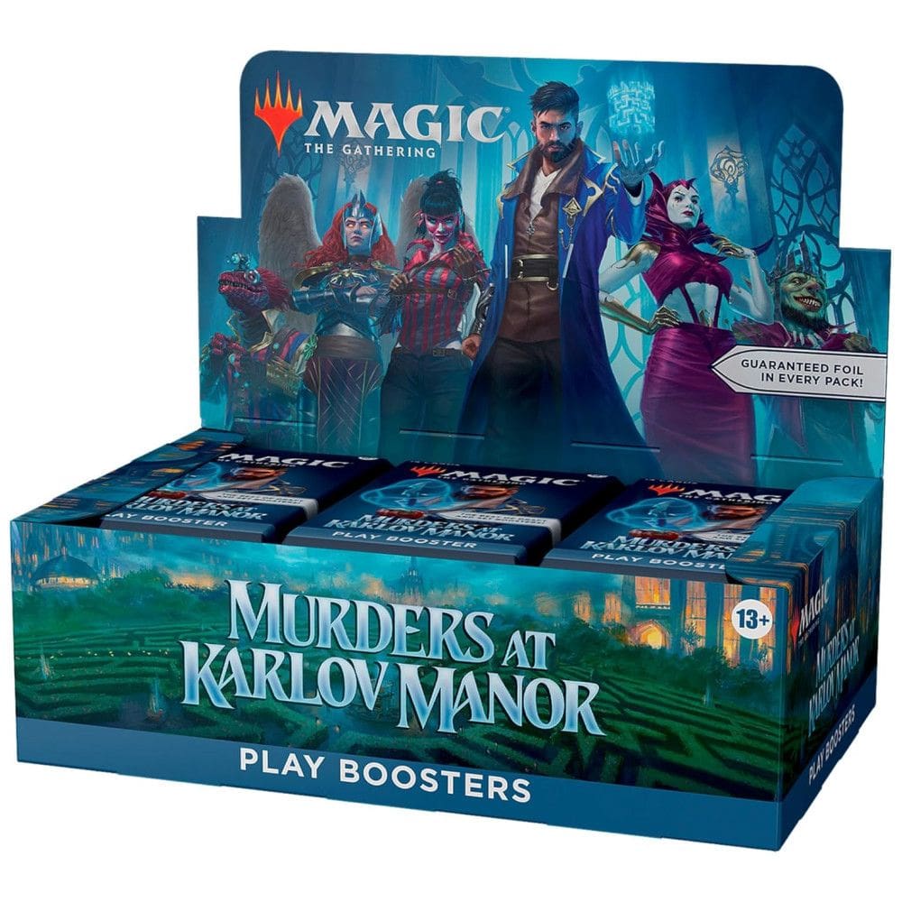 Magic: The Gathering Murders at Karlov Manor Caixa de Boosters de Jogo - 36 Pacotes, 504 Cartas no Total