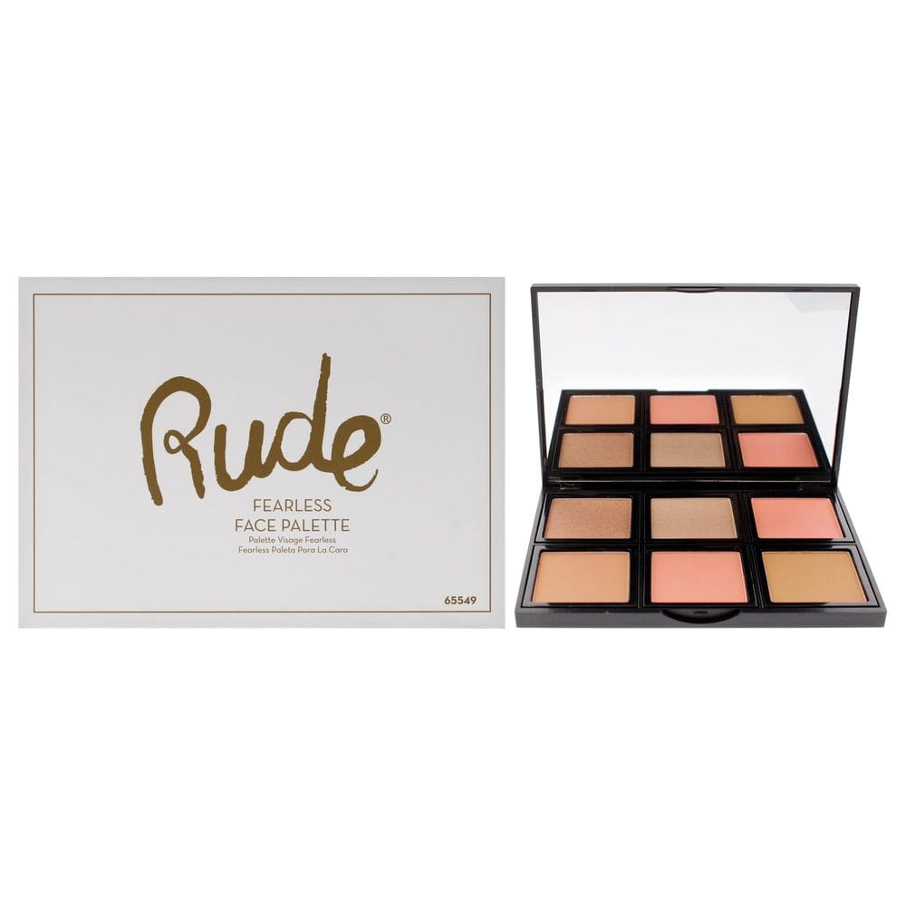 Paleta facial Rude Cosmetics Fearless para mulheres 18,8 ml