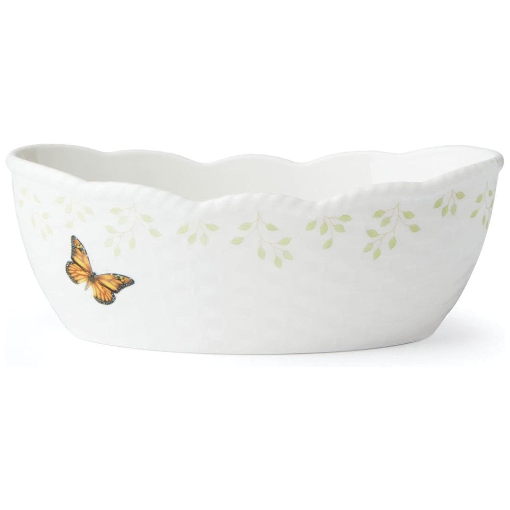Cesta para Pão, Elegância e Organização para Sua Cozinha, Lenox Butterfly Meadow, Branca