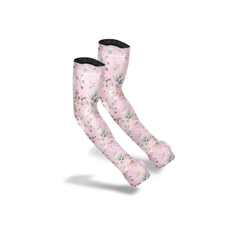 Mangas de braço Miao Miao S/M rosa florais UPF50+