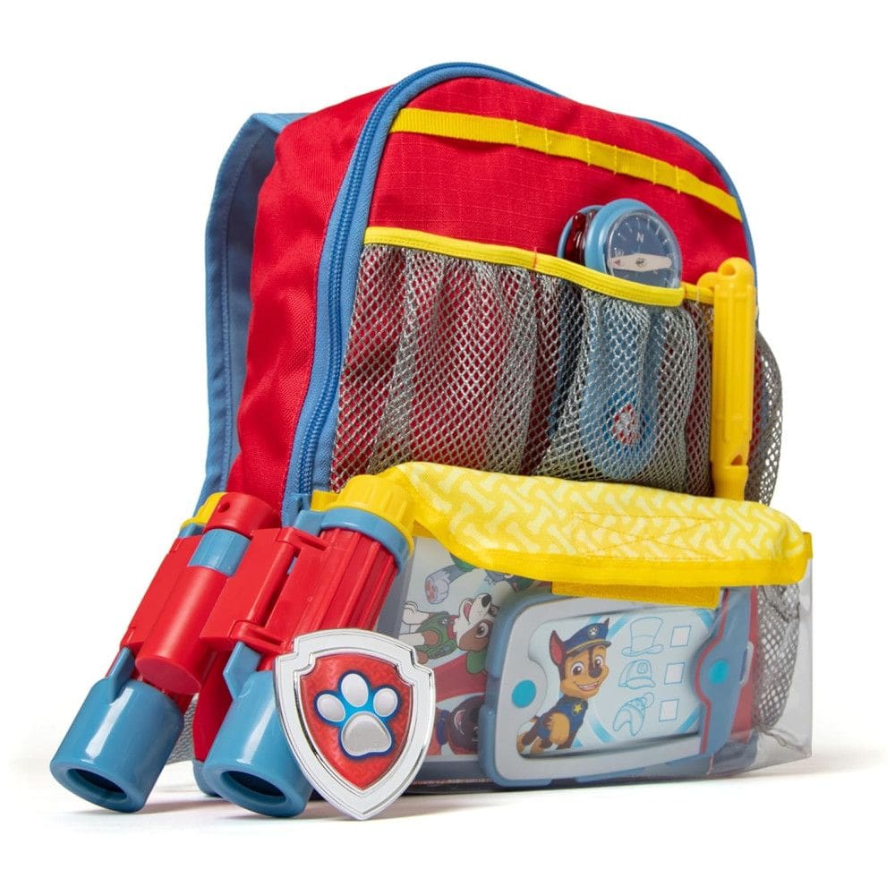 Mochila Completa com Kit Patrulha Canina, 15 Peças, MELISSA DOUG 33271, Vermelho