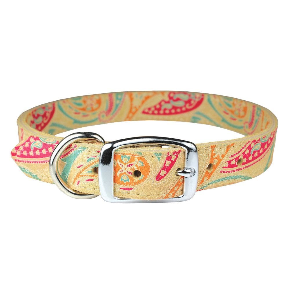 Coleira para cães OmniPet 6247-SD20 Paisley Pattern Leather 35-46cm