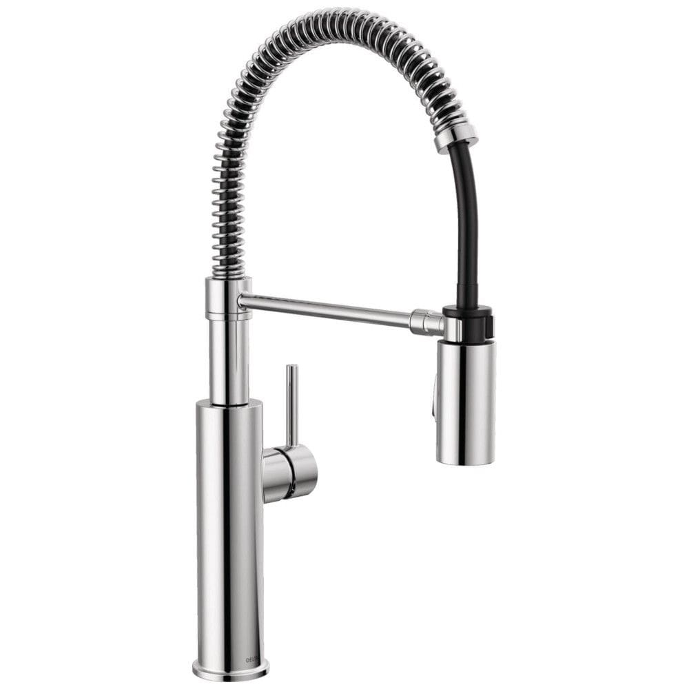 Torneira Cozinha Comercial com Pulverizador Pull Down de Ancoragem Magnética, Delta Antoni 18803-DST, Cromada