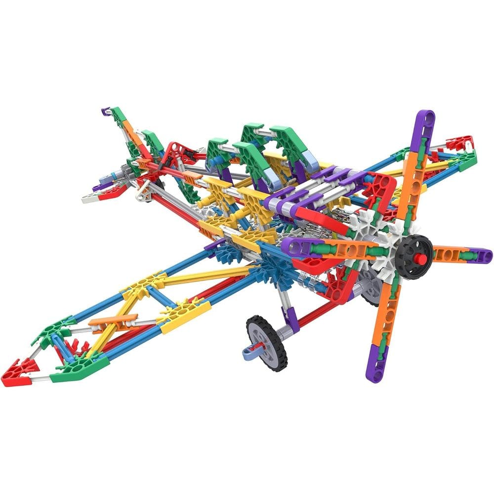 Brinquedo STEM Basic Fun K`NEX Motorized Creations, 325 peças