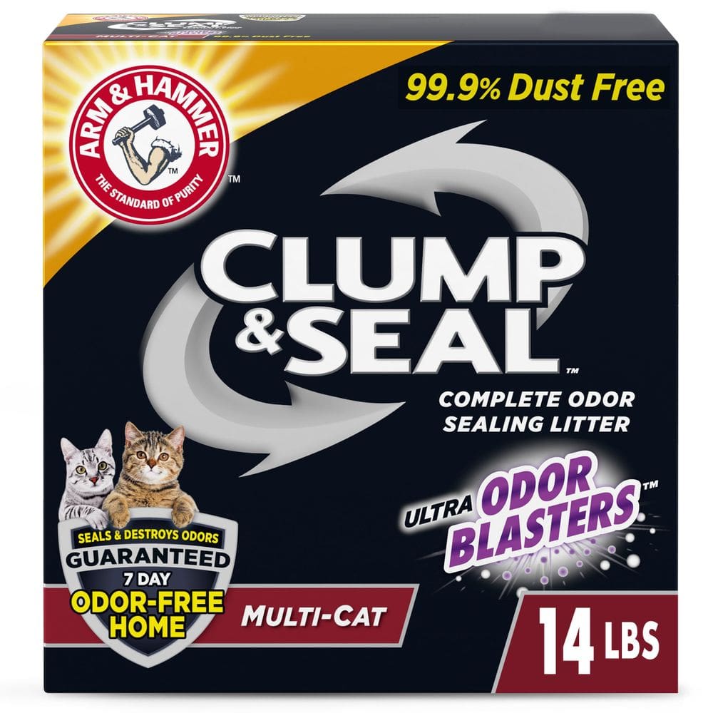 Cat Litter Arm & Hammer Clump & Seal Multi-Cat 6,35 kg