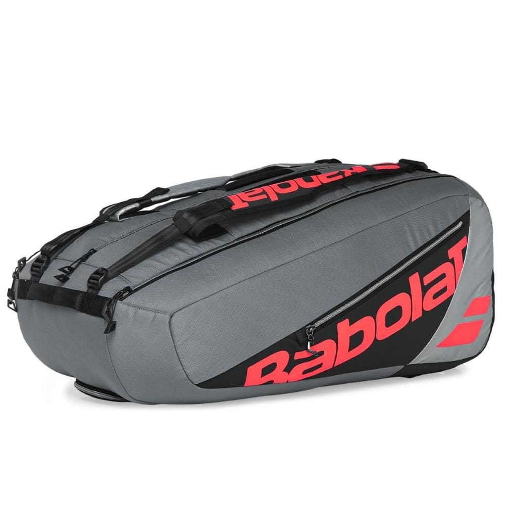 Raqueteira Babolat Pure Strike RH9 Cinza Laranja e Preto