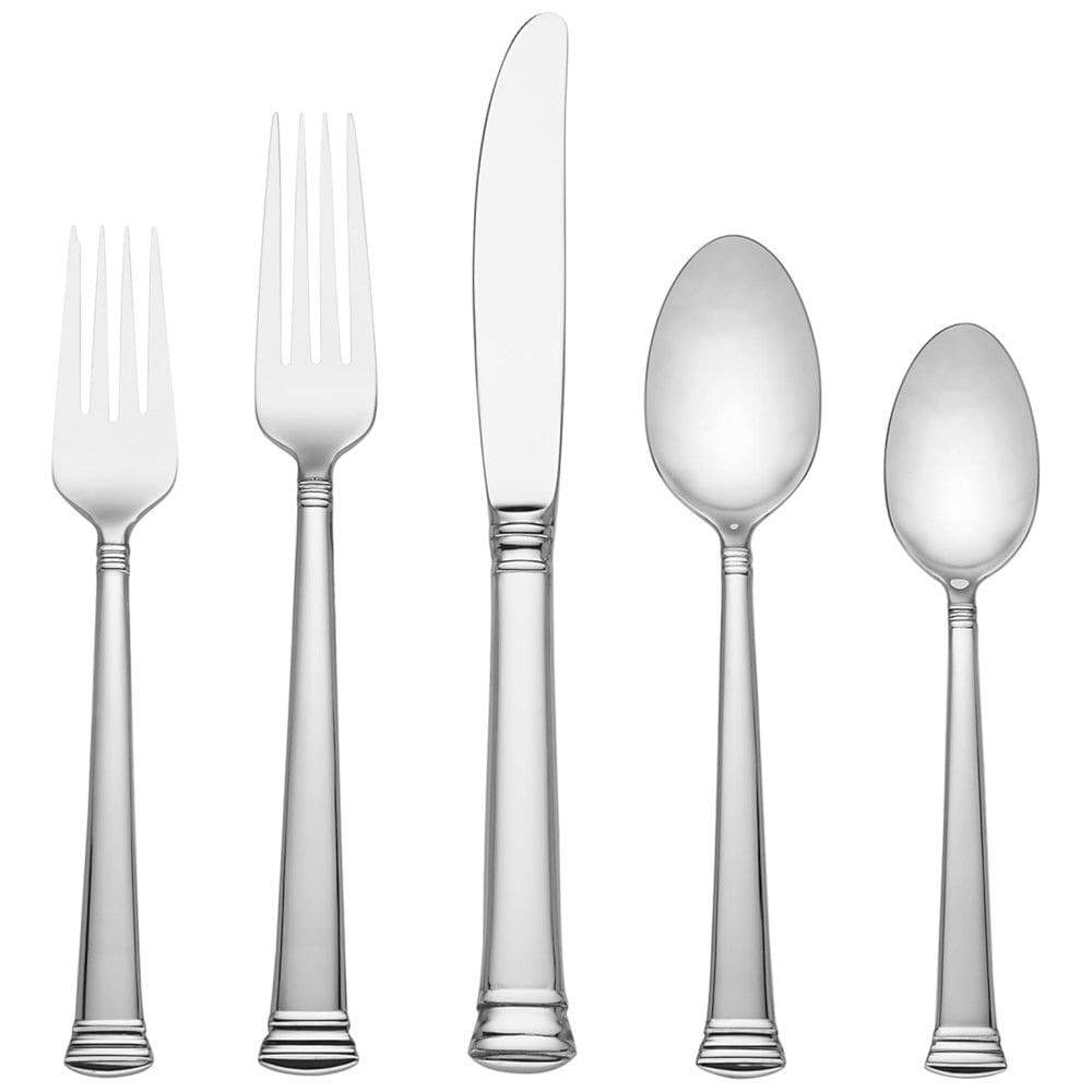 Conjunto de Talheres, Sofisticação e Durabilidade para Sua Casa com 20 Peças e Material de Aço Inoxidável, LENOX Eternal, Prata