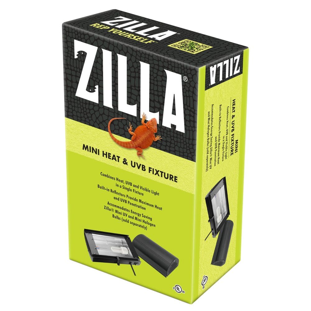 Luminária para terrário de répteis Zilla Mini Heat UVB