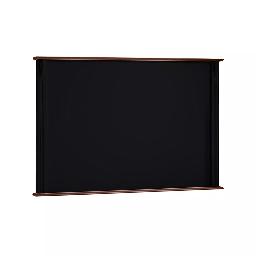 Painel de TV para Sala 120cm Clássico 50506 Linz Móveis - Preto/Imbuia Glazer